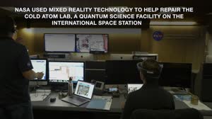 Mixed Reality Meets Quantum Science on the International Space Station